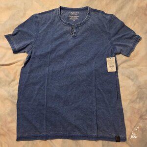 Lucky brand mens short sleeve 2 button shirt, brand new with tags, size L